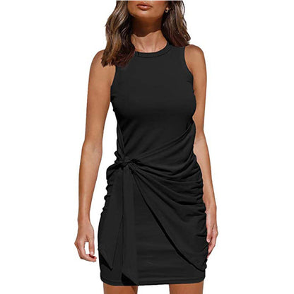 (Multiple Colour) - Casula Wrap Skirt Knit Dress