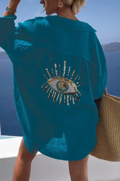 Women's Casual Sequin Beaded Shirts (Buy 2 Free Shipping)