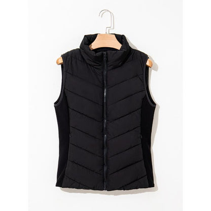 Puffer Vest Women Sleeveless Zip Up Outerwear