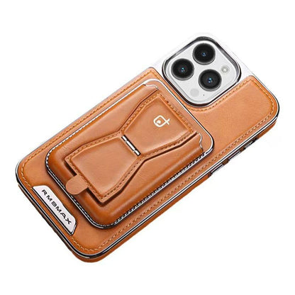 Leather Wallet Stand Phone Case For iPhone