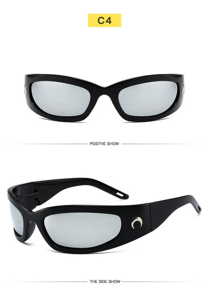 Retro Rectangle Sunglasses – Trendy UV400 Street Style Eyewear