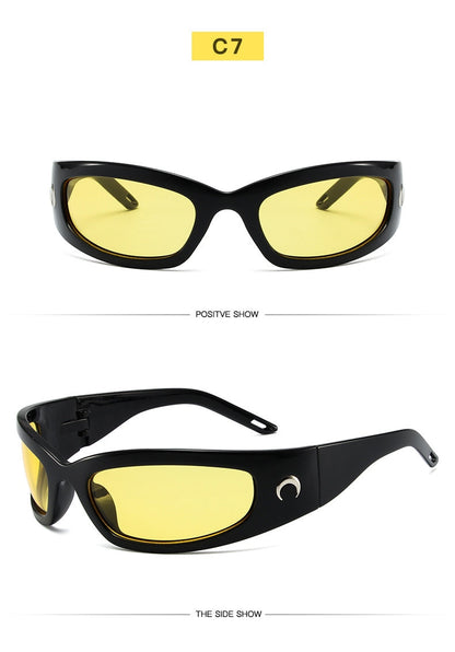 Retro Rectangle Sunglasses – Trendy UV400 Street Style Eyewear