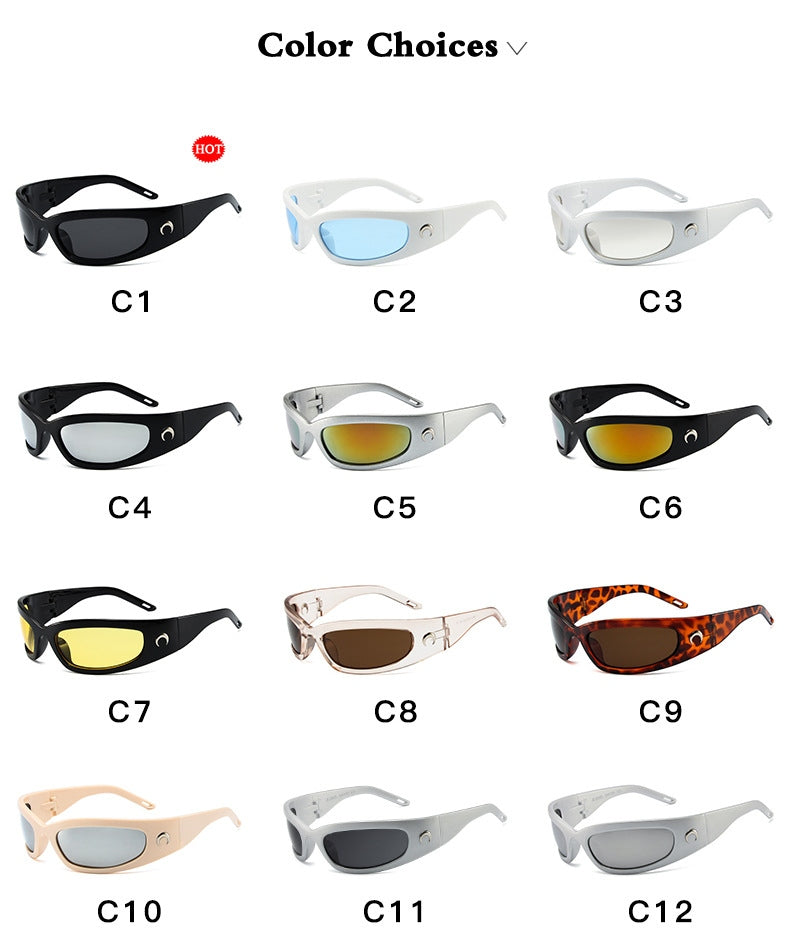 Retro Rectangle Sunglasses – Trendy UV400 Street Style Eyewear