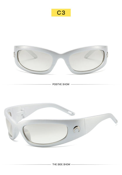 Retro Rectangle Sunglasses – Trendy UV400 Street Style Eyewear