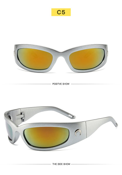 Retro Rectangle Sunglasses – Trendy UV400 Street Style Eyewear