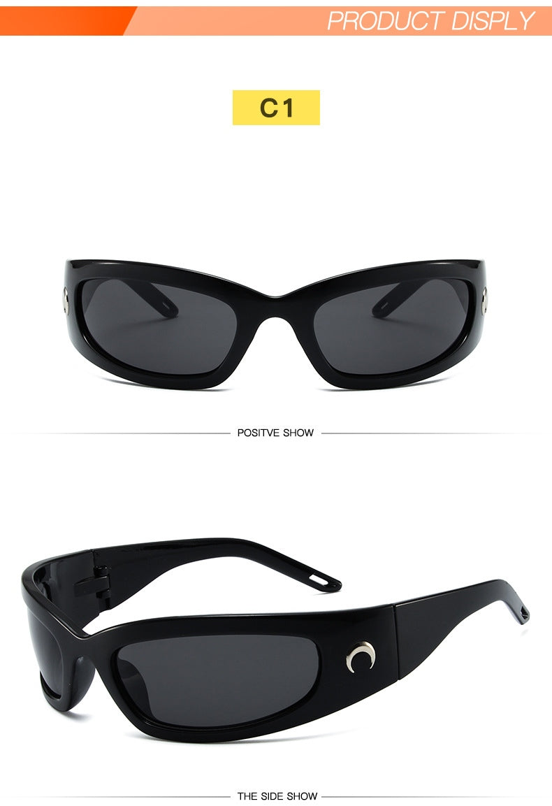 Retro Rectangle Sunglasses – Trendy UV400 Street Style Eyewear