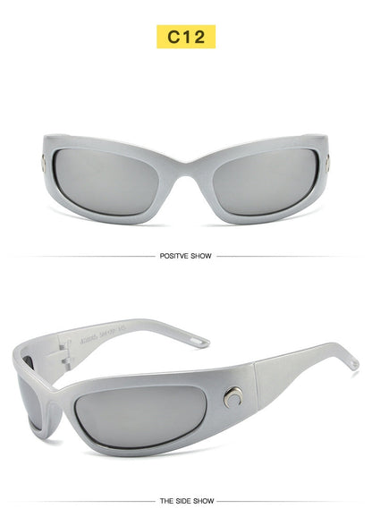 Retro Rectangle Sunglasses – Trendy UV400 Street Style Eyewear