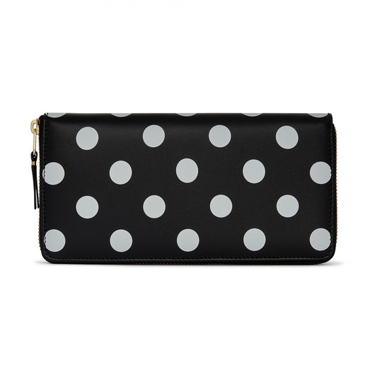 Polka Dots Printed Serie SA0110PD Zip Around Wallet