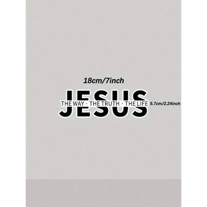 Jesus “The Way The Truth The Life” Christian Car Decal