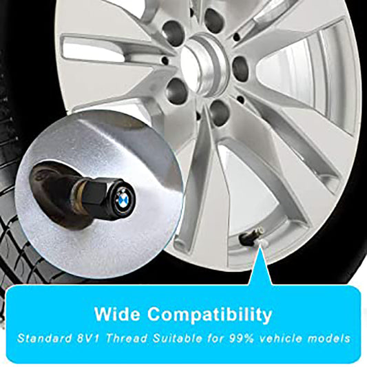Car Tire Valve Caps – Stylish Wheel Air Valve Covers (4PCS)