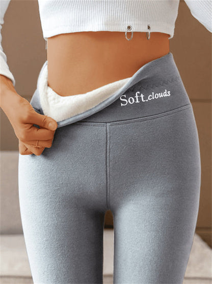 Casual Warm Winter Solid Pants