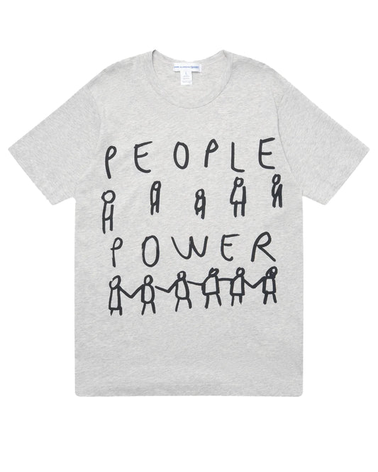 CDG SHIRT People Power T-shirt