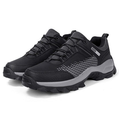Men's Wear Resistant Waterproof Non-slip Anti-skid Anti-puncture Hiking Shoes Orthopedic Wide Toe Arch Support Walking Shoes