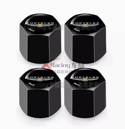 Car Tire Valve Caps – Stylish Wheel Air Valve Covers (4PCS)