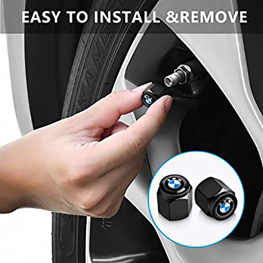 Car Tire Valve Caps – Stylish Wheel Air Valve Covers (4PCS)