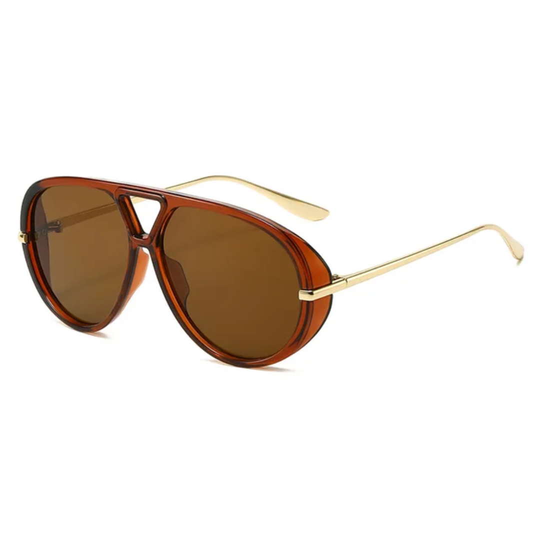 Retro Aviator Sunglasses – UV400 Unisex Pilot Frame Eyewear